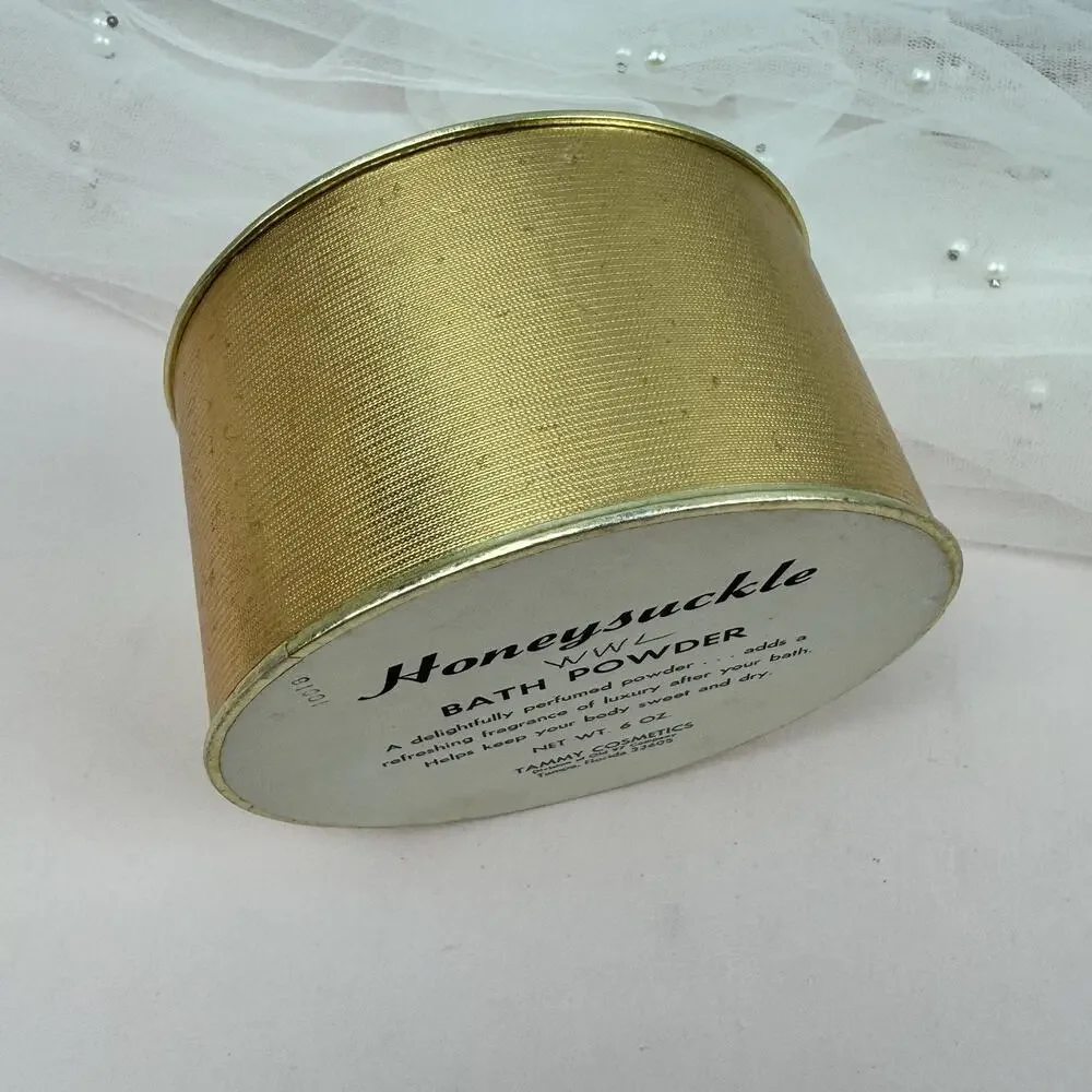 Old 97 Company FL Tammy Cosmetics Perfumed Bath Powder Honeysuckle 6 oz NEW RARE